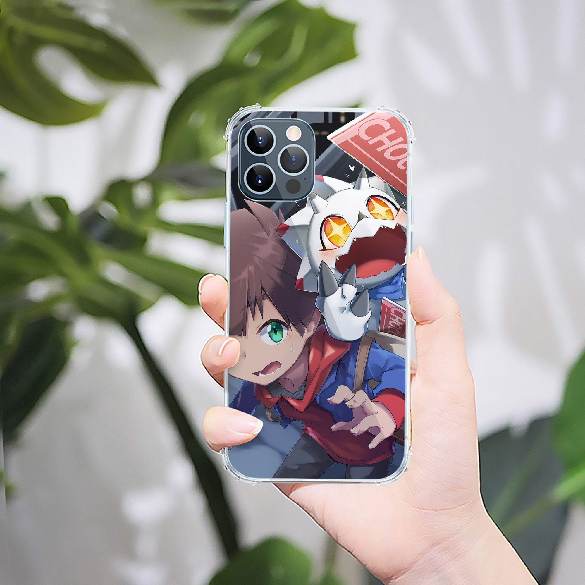 （画像用） Digimon デジタルモンスター/デジモン 【iPhone 12シリーズ対応】透明スマホケース（クリアソフトケース）